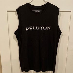 Black Peloton muscle tank